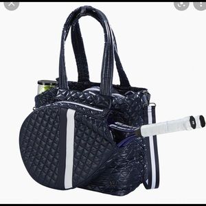 Oliver Thomas Kitchen Sink Tote Navy White tennis bag / tote